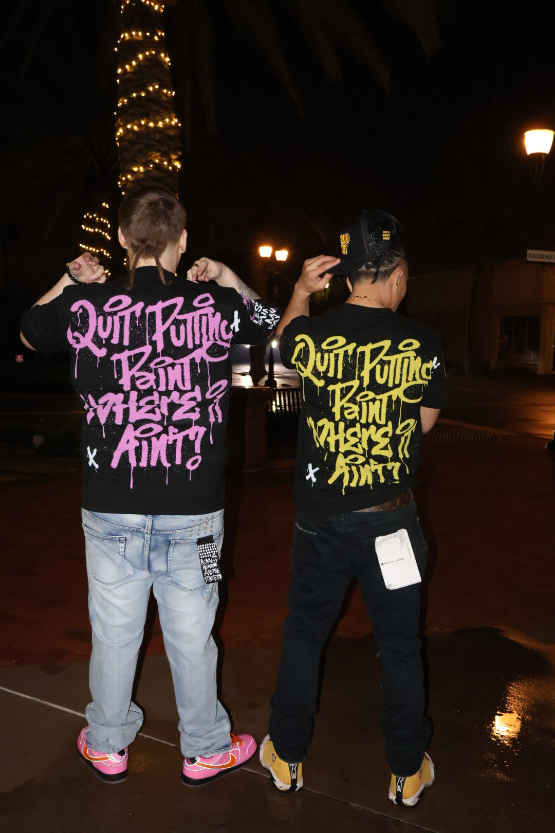 ‘Quit putting paint where it ain’t !” Tee