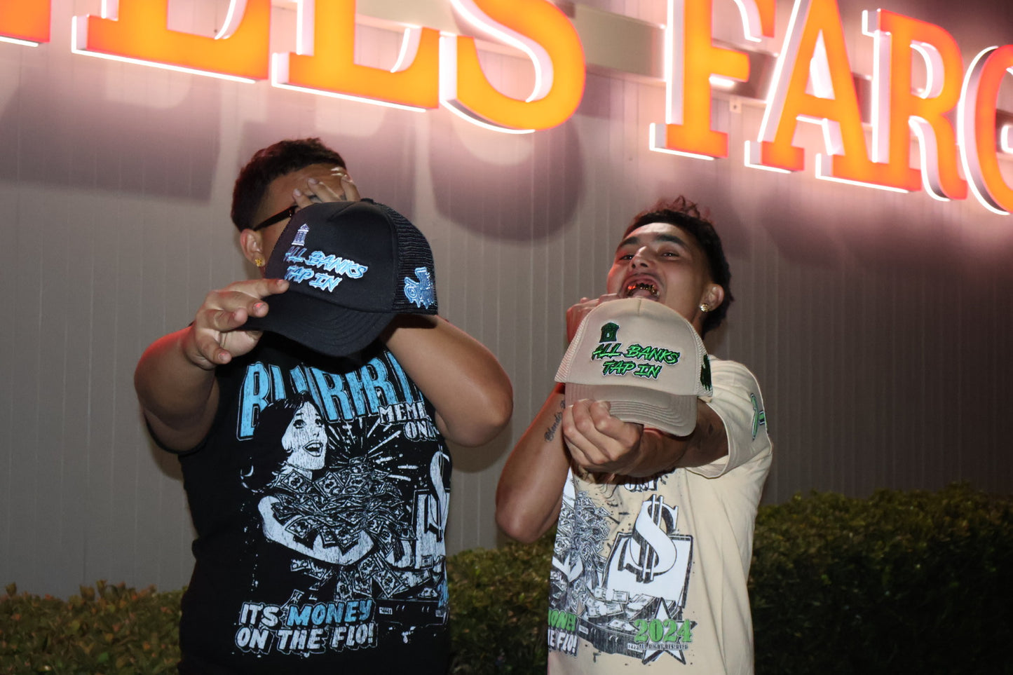 “ALL BANKS TAP IN” trucker