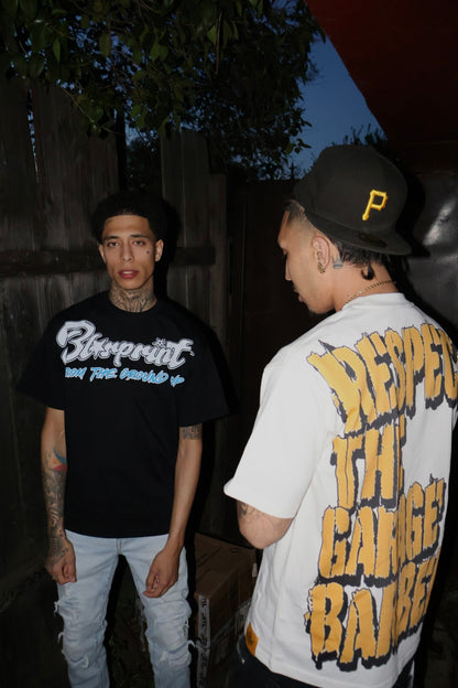 OVERSIZED ‘ Respect the Garage barber’ Tee
